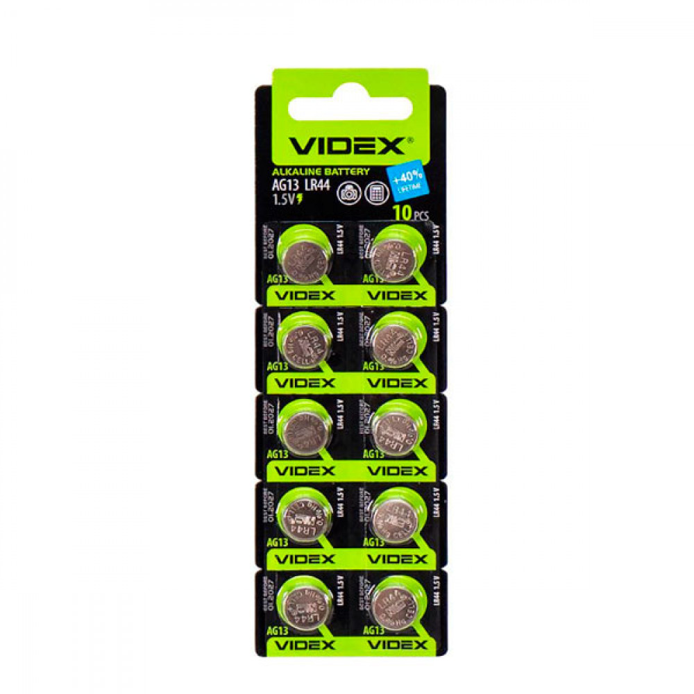 Батарейки  AG13 Videx/Camelion (1.5v)