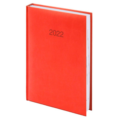 Ежедневник датированный  BRUNNEN 2022 карманый Torino сл/т 736 38 242 А6 368 страниц коралловый ##