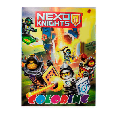 Раскраска А4 (4 листа) Nexo knights