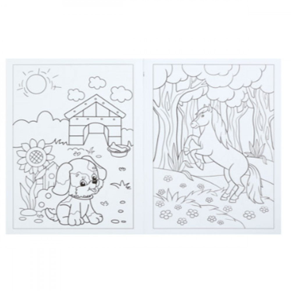 Раскраска ZiBi ФЕРМА ZB.16027 6 листов **