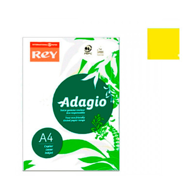 Бумага REY Adagio А4 160 г/м2 (250 листов) 66 желтый **