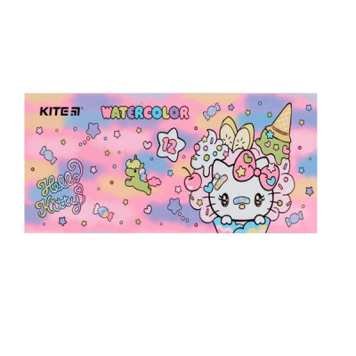 Акварель 12 цвето Kite HК23-041 Hello Kitty