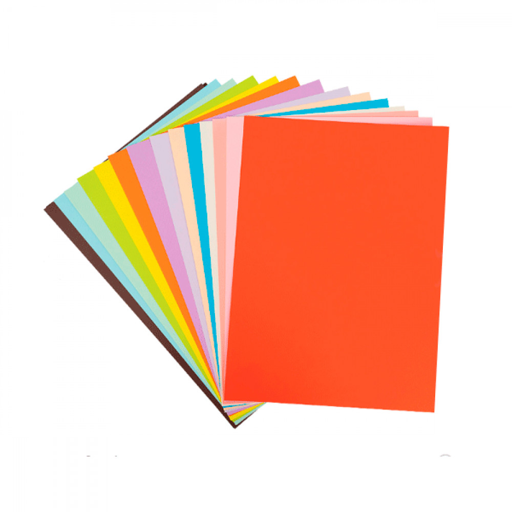 Бумага цветная А4 15 листов Kite HK21-250  двухсторонняя