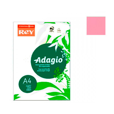 Бумага REY Adagio А4 80 г/м2 (500 л) 05 розовый **