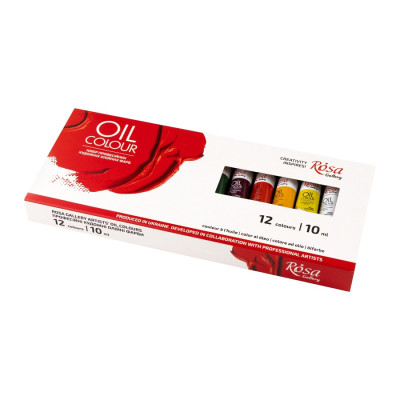 Краски масляные 12цв ROSA Gallery 131016 10мл **
