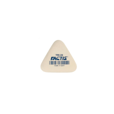 Ластик "Factis" 24TR треугольный 5 см белый