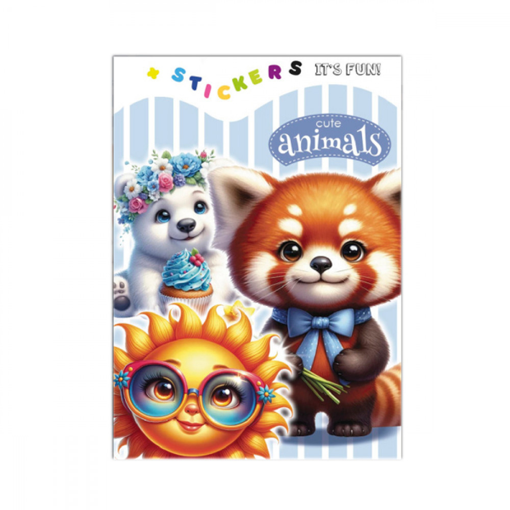 Раскраска 135х190 на скобе 24261 8 листов **