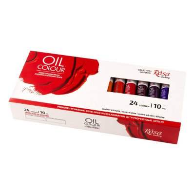 Краски масляные 24цв ROSA Gallery 131017 10мл **