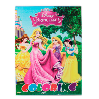 Раскраска А4 (4 листа) Disney princesses