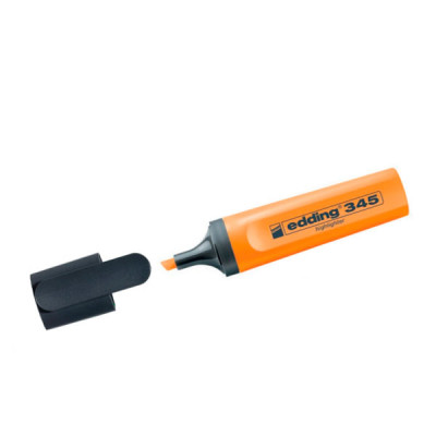 Маркер "Edding" e-345 текстовый,  2-5 мм скошенный оранжевый