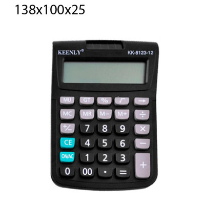 Калькулятор "Keenly" КK-8123 12 разрядный черный