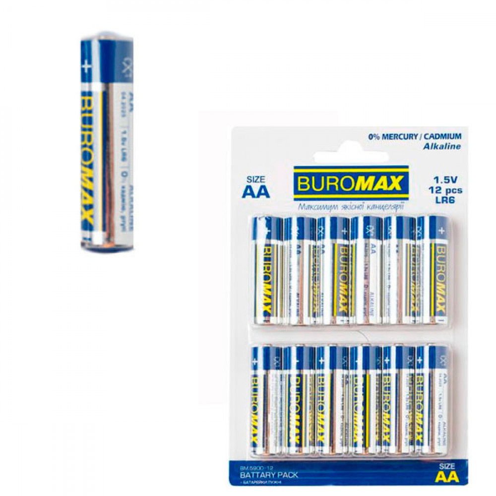 Батарейка BuroMAX  5900-12 LR-06АА