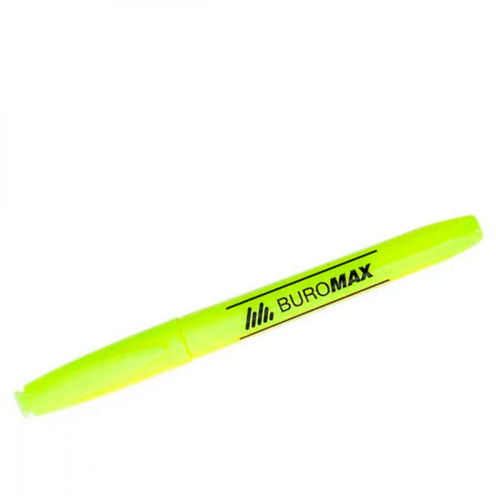 Маркер Buromax/JobMAX 8903-08 текстовий круглий жовтий