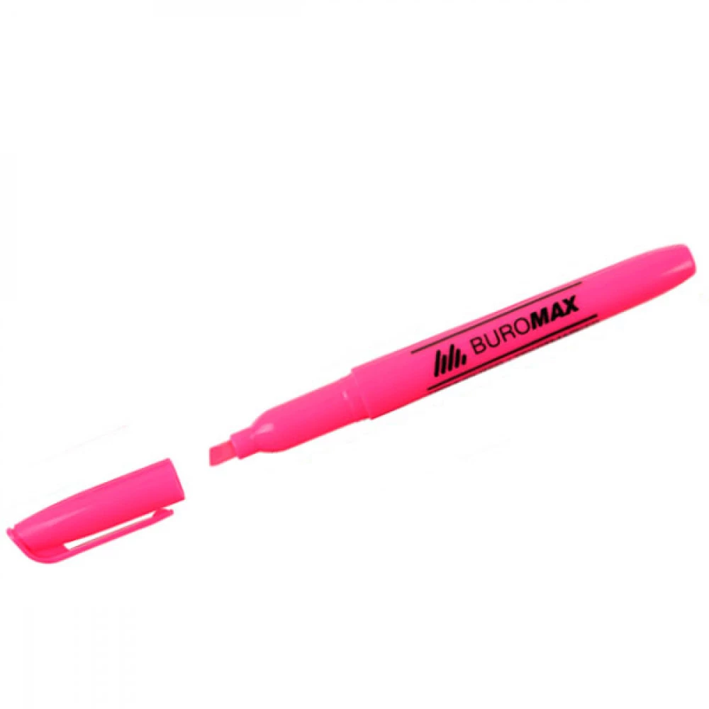 Маркер Buromax/JobMAX 8903-10 рожевий текстовий 2-4мм круглий