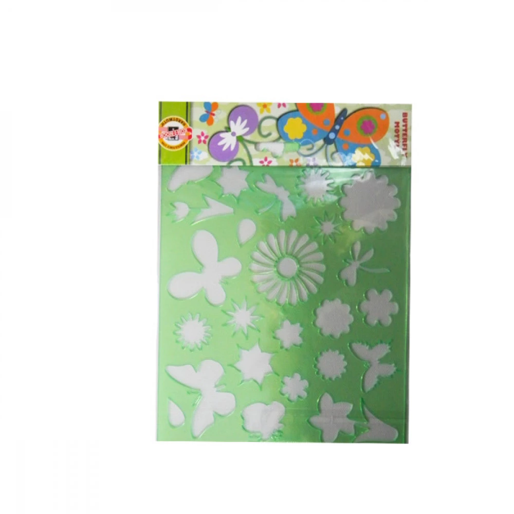 Трафарет "KIN" Метелики 31х20 9820