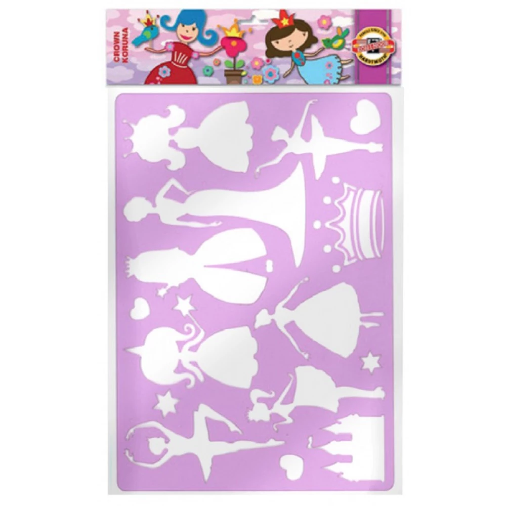 Трафарет "KIN" Принцеси 31х20 9820008001