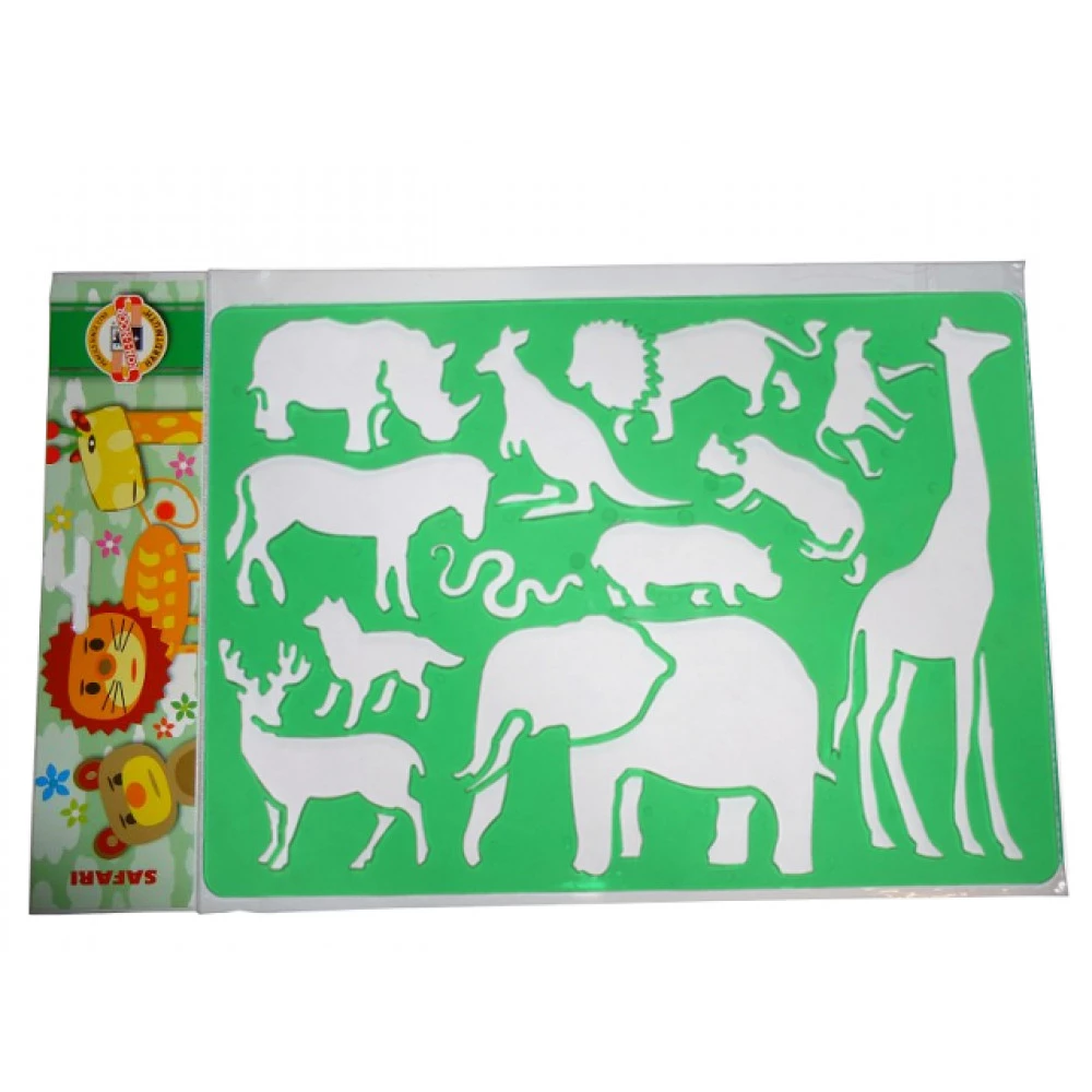 Трафарет "KIN" Сафарі 31х20 9820