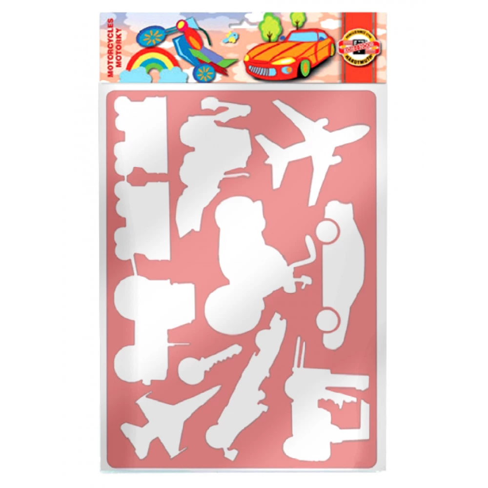 Трафарет "KIN" Транспорт 31х20 9820009001