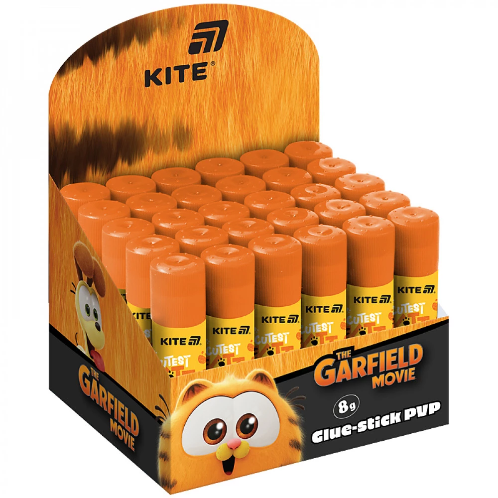 Клей-олівець Kite Garfield GF25-130 8гр з індикатором