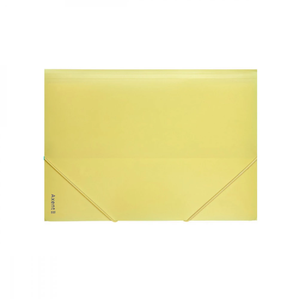 Папка пластикова А5 "Axent" 1514-26 "Pastelini" на гумці жовта