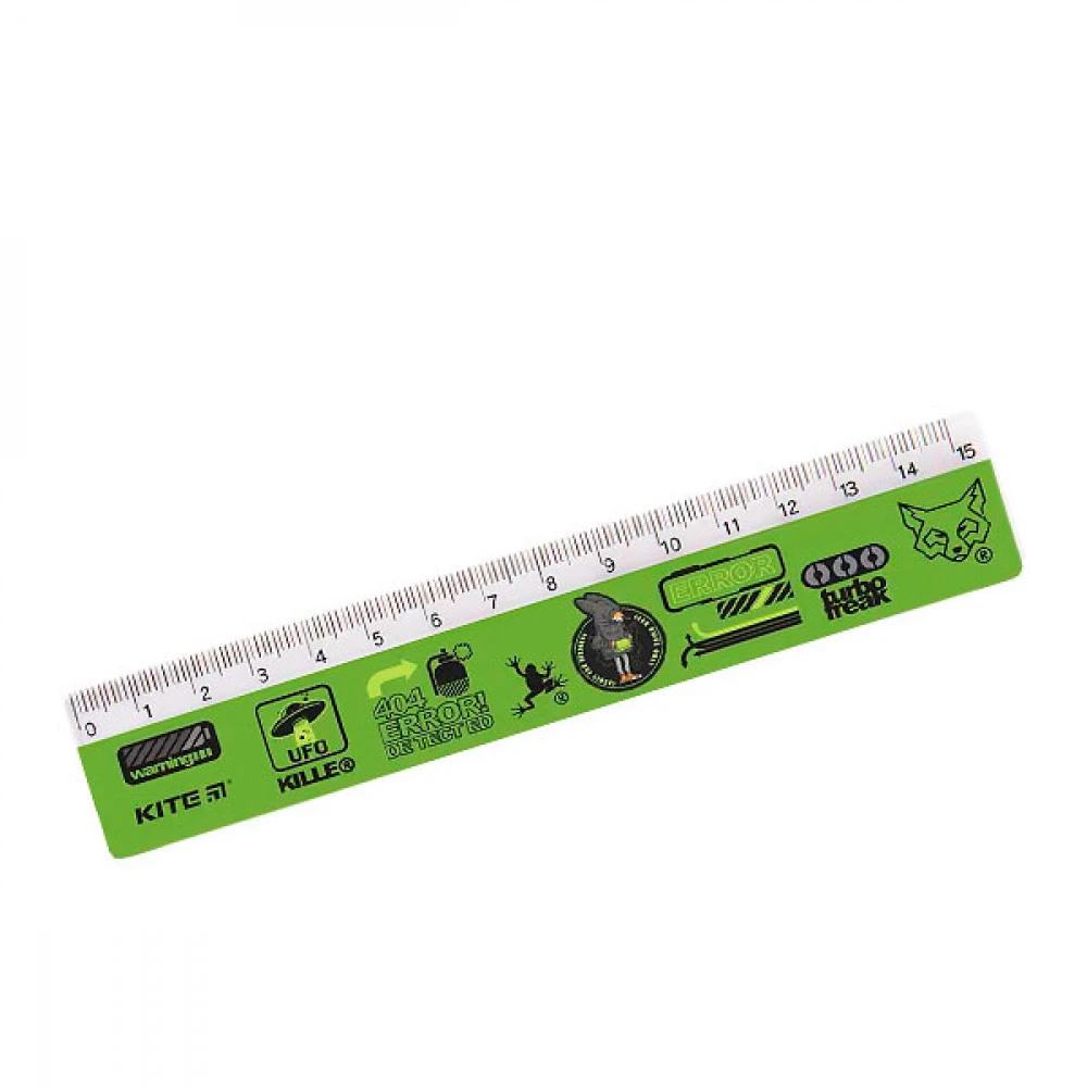 Лінійка пластикова 15см Kite K24-090-4 Fox Rules