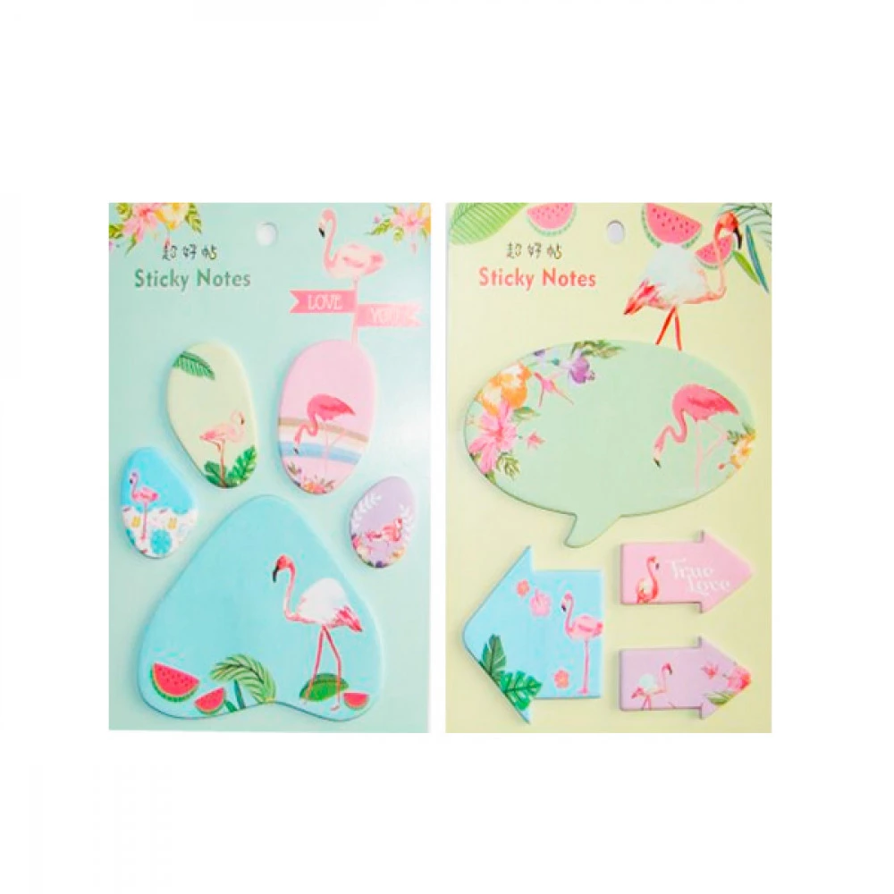 Блок паперу липкий "Фламінго" 918/917 (набір) Mix
