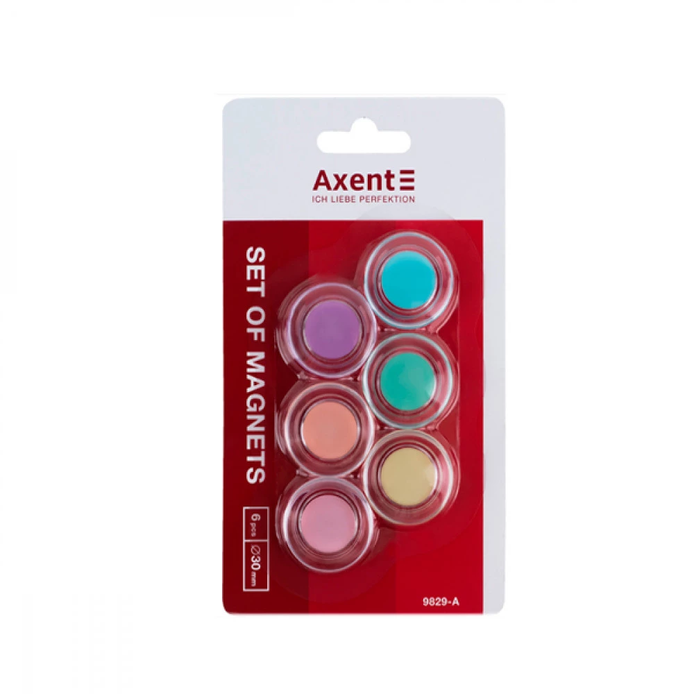 Набір магнітів 6шт Аxent Pastelini 9829