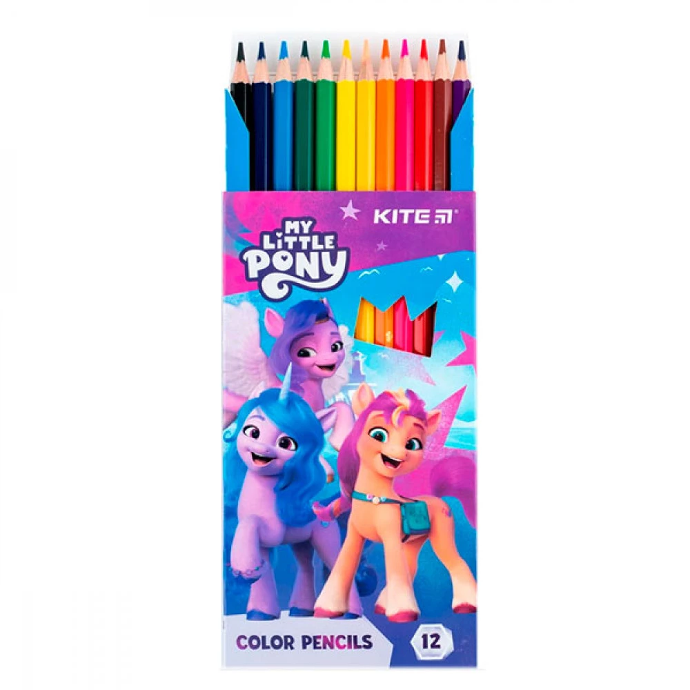 Олівці 12 кольорів Kite Little Pony LP24-051