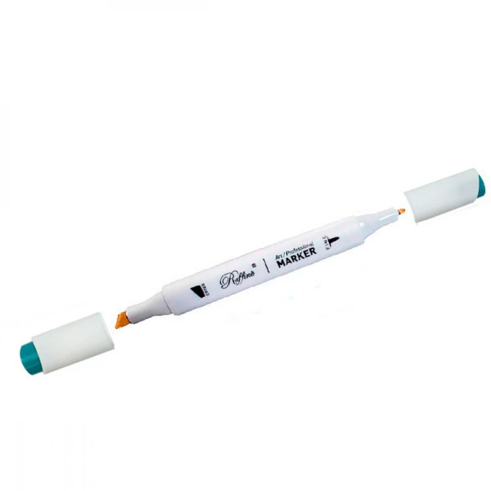 Маркер-скетч Marco 1-7 мм (Raffine) 7800 (B635) двосторонній темно-зелений