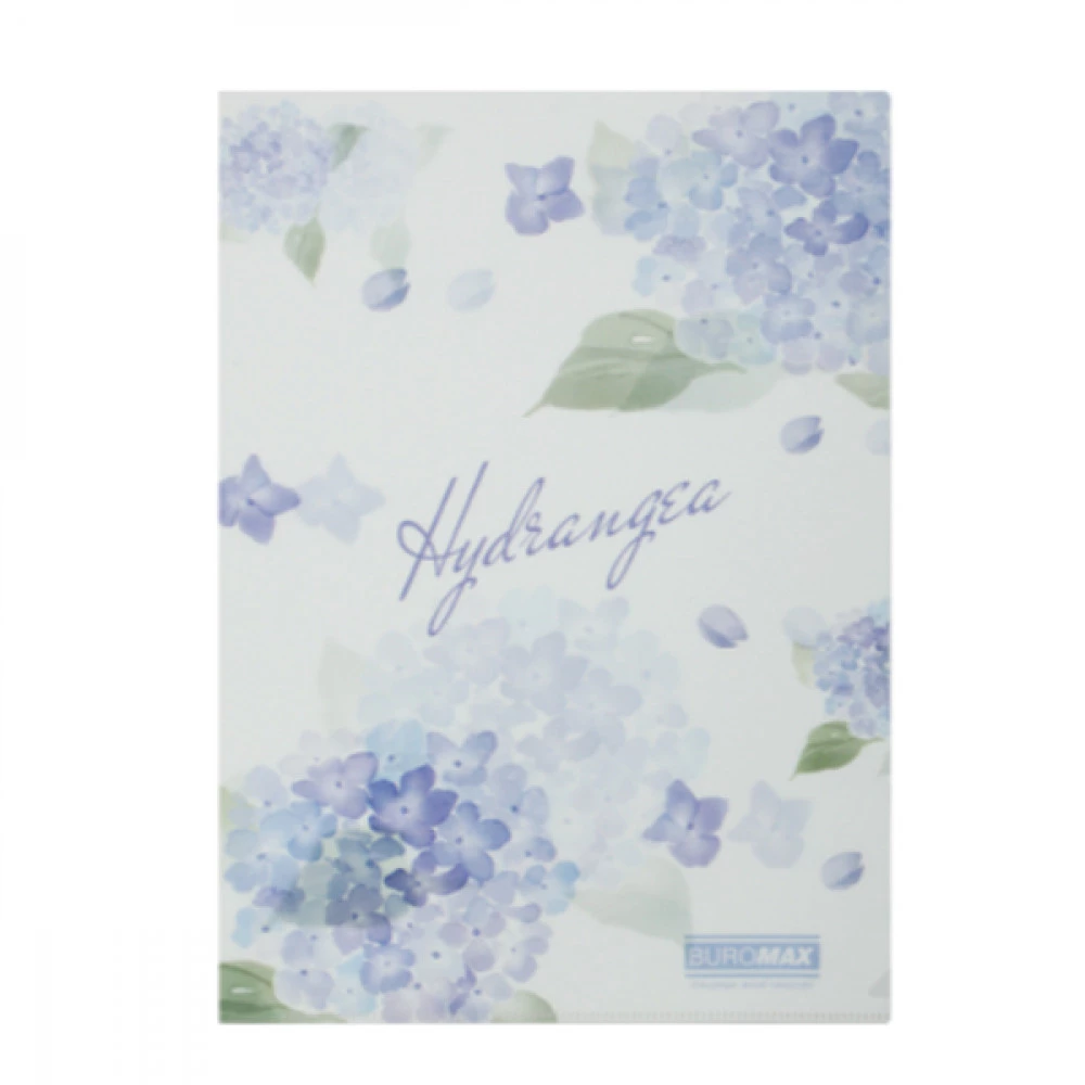 Кутник пластиковий А4 BuroMax ARABESKI 180мк BM3854-30 світло-синій