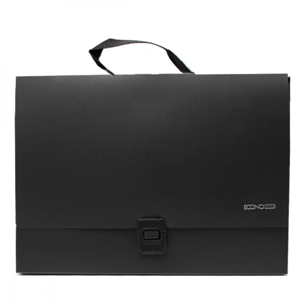 Портфель пластиковий А4 "Economix" E31607-01 1 відділення чорний