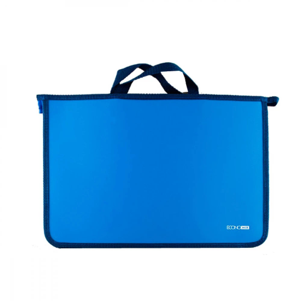Портфель пластиковий А4 2 відділення Economix E31630-02 синій