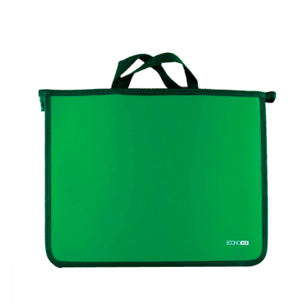 Портфель пластиковий А4 2 відділення Economix E31630-04 зелений