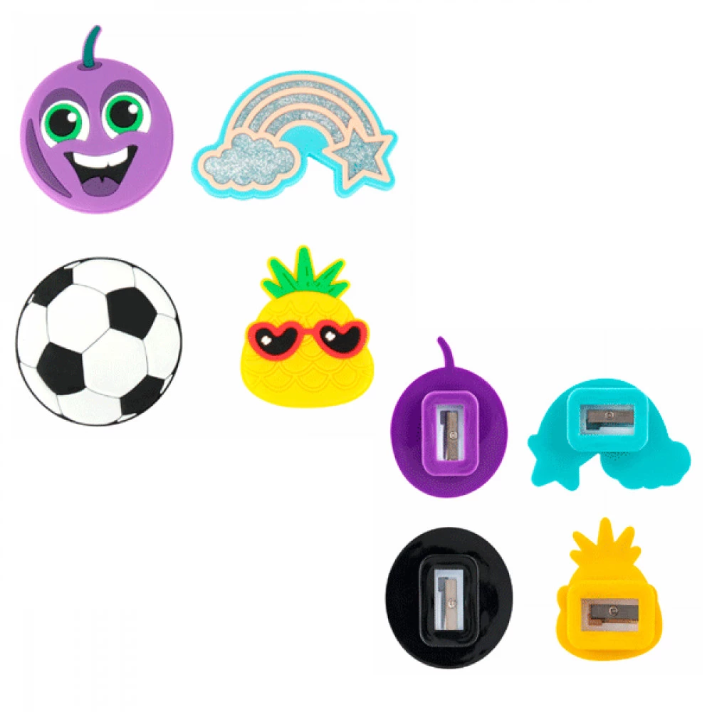 Стругачка пластикова "Kite" K20-168 "Funny" Mix