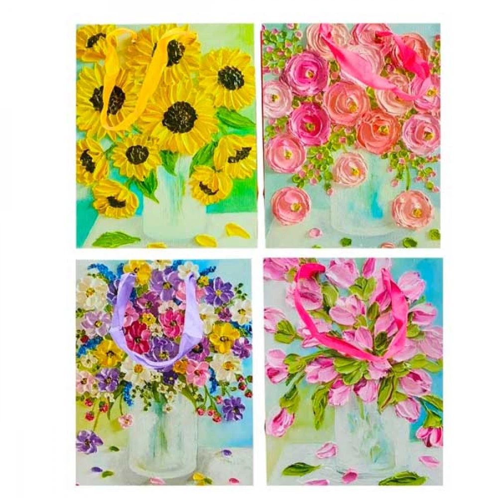 Пакет подарунковий 18х23х8см Квіти 2921_23