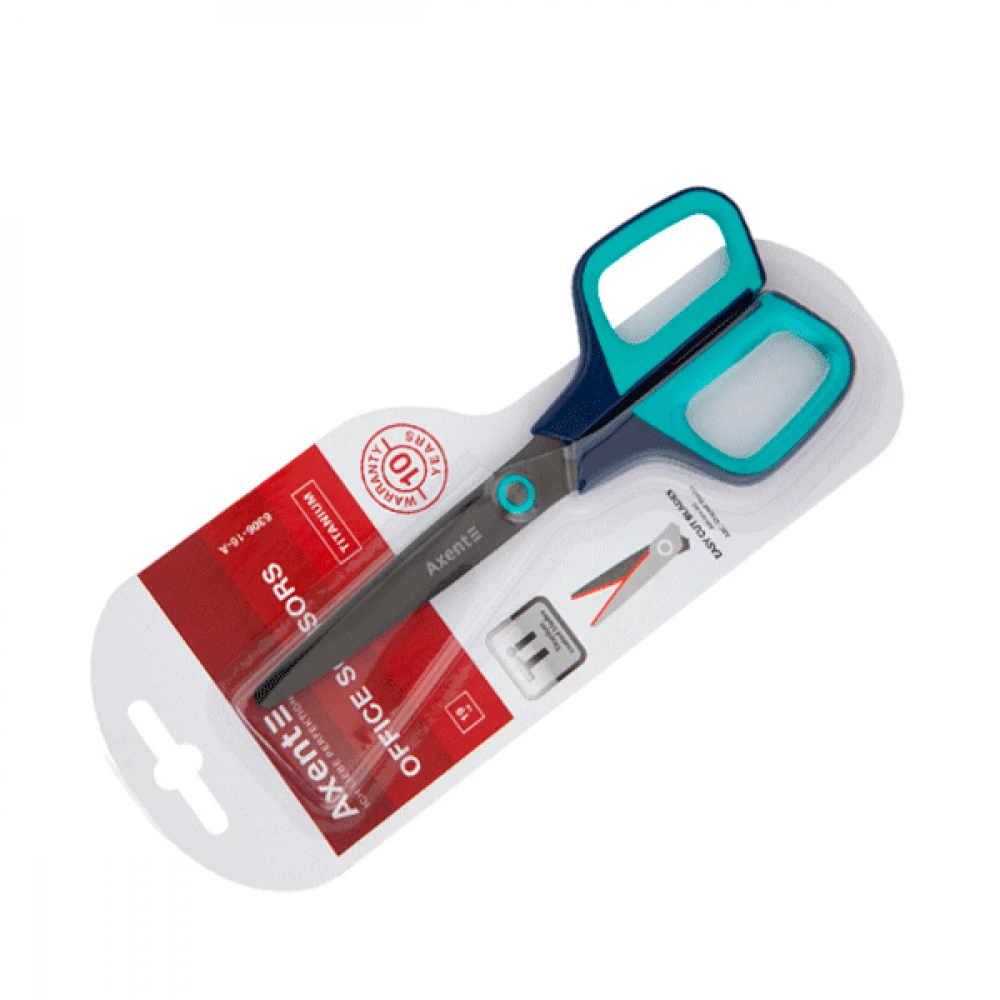 Ножиці Axent 19 см 6306-16 синьо-бірюзові