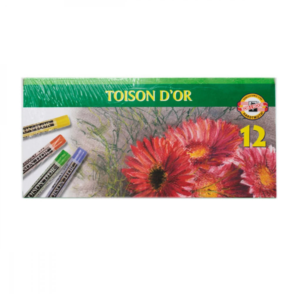 Крейда-пастель "KIN" 8512 "TD`OR" 12 кольорів