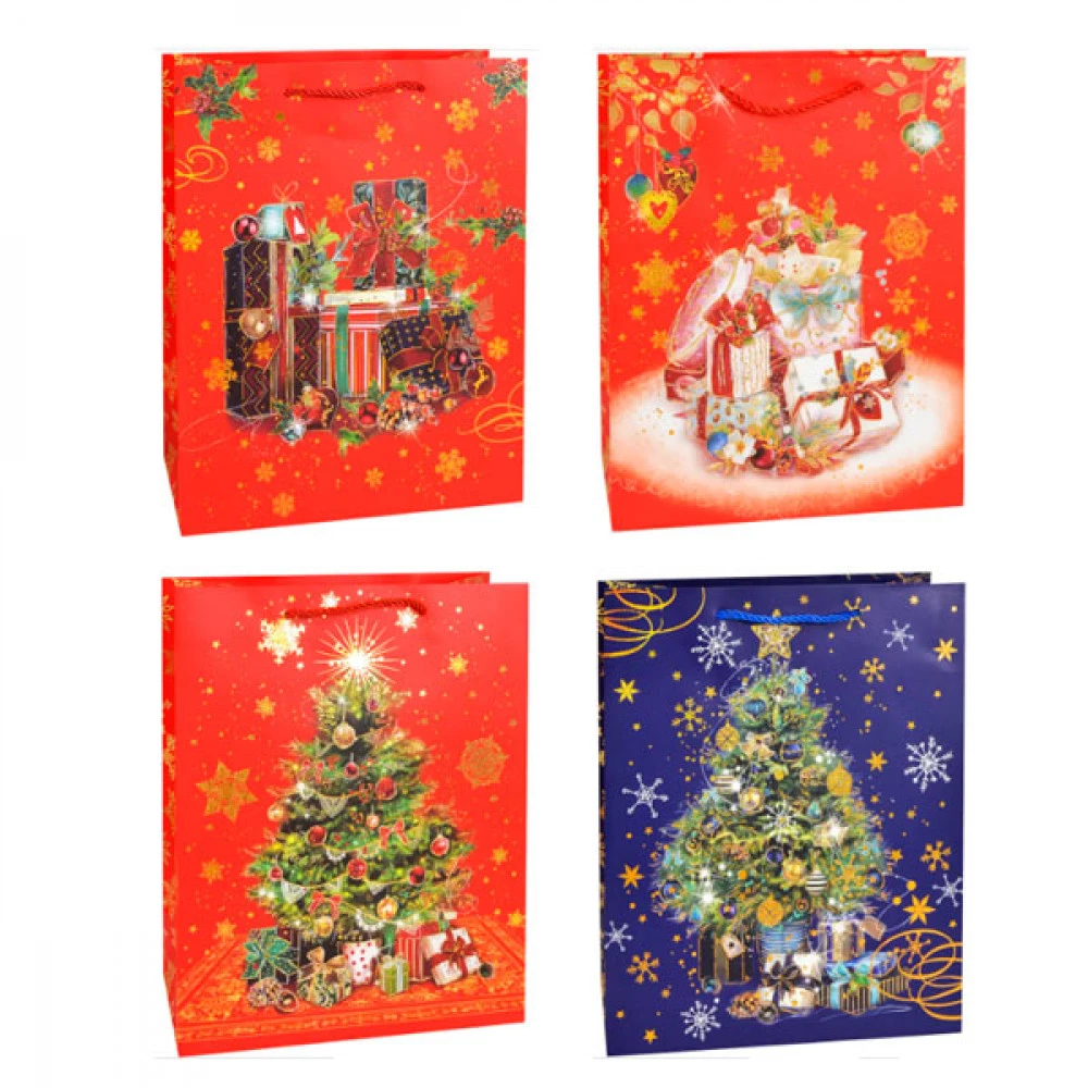 Пакет подарунковий 18х23х8см 1077S Mix