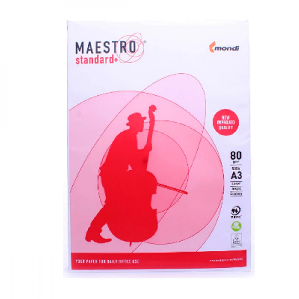 Папір А3 Maestro Standart С+ 80 г/м2 (500 аркушів) (Ф2)