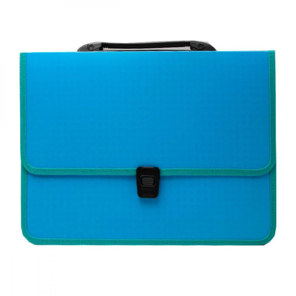 Портфель пластиковий А4 Economix Вишиванка E31641-11 блакитний