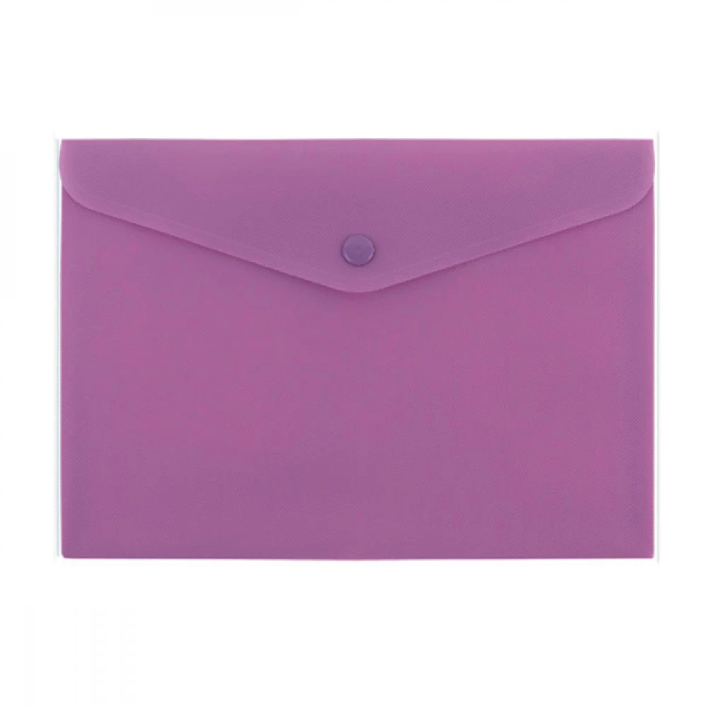 Папка - конверт пластиковий А5 Axent 1522-32-А Morandi на кнопці бузковий