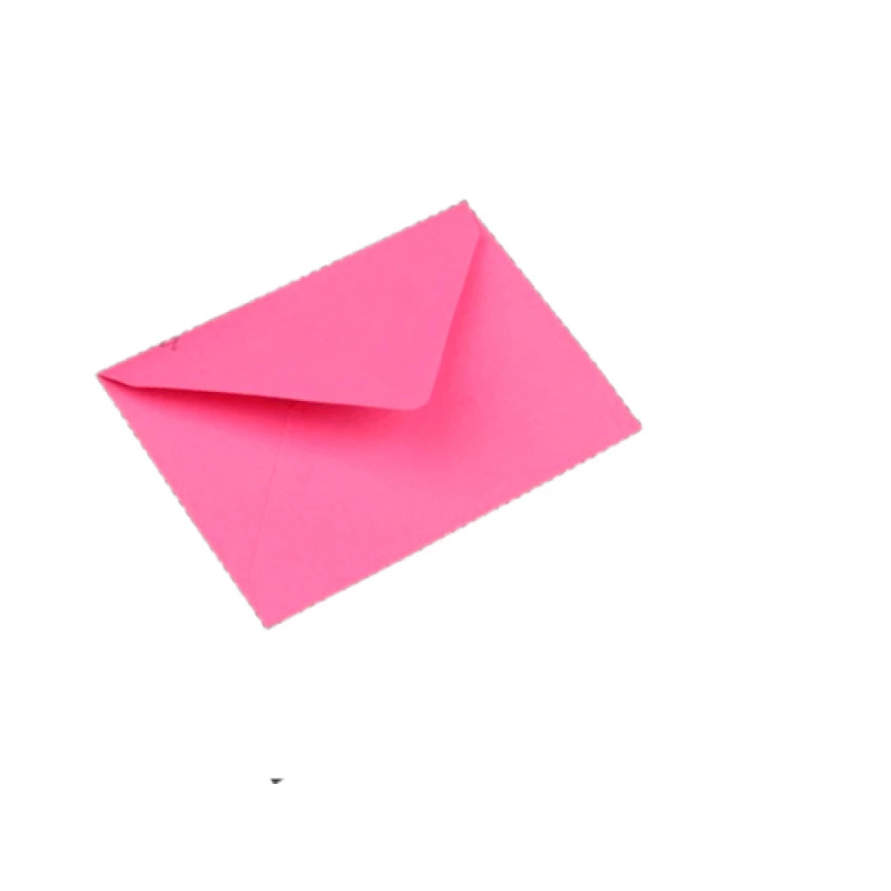 Конверт 7,5х11см Однотонний 5-85187 малиновий