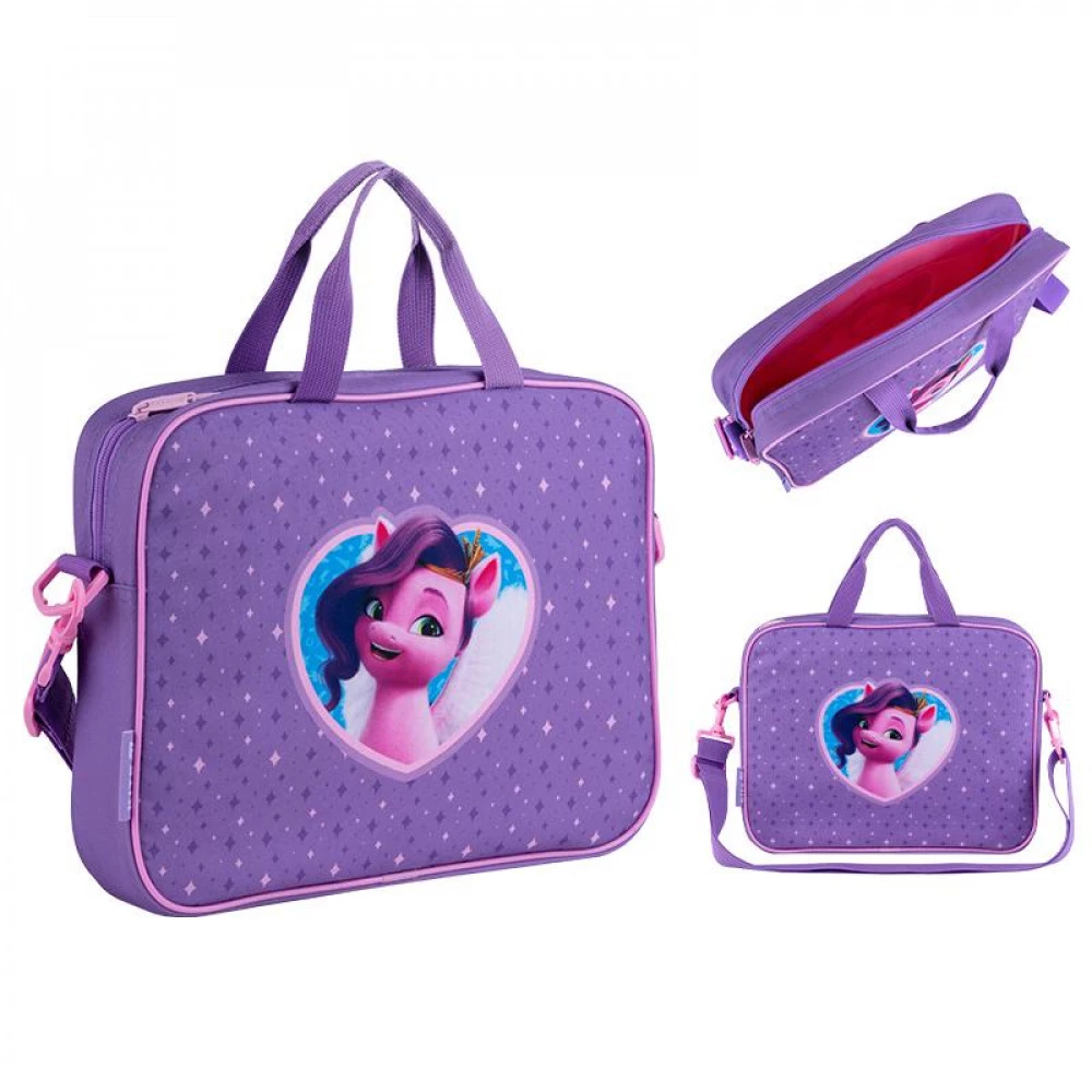 Шкільна текстильна сумка 1 відділення А4 Kite Little Pony LP25-589