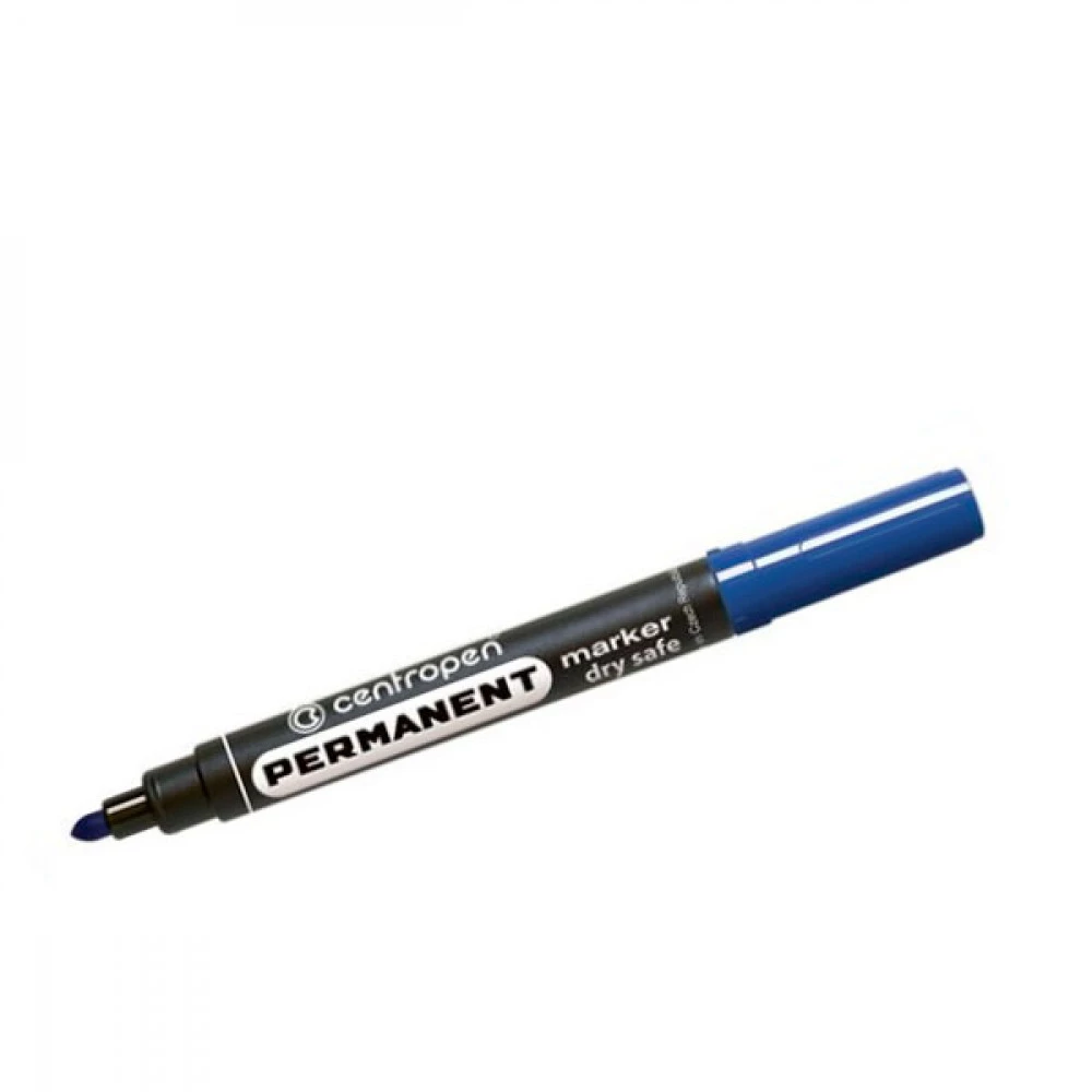 Маркер Centropen Dry Safe 8510 перманентний 2,5 мм синій