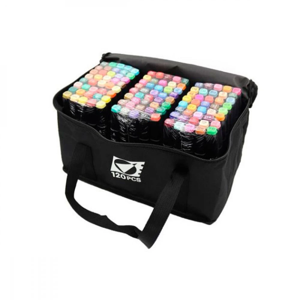 Набір скетч маркерів JosefOtten ST40663-120 120 штук двосторонні у сумці