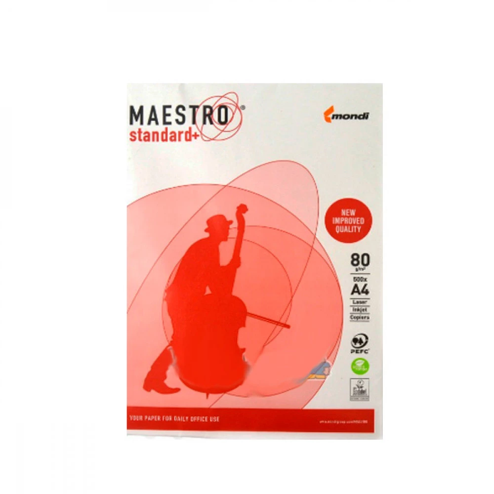 Папір А4 "Maestro Standart" клас С+ 80 г/м2 (500 аркушів)