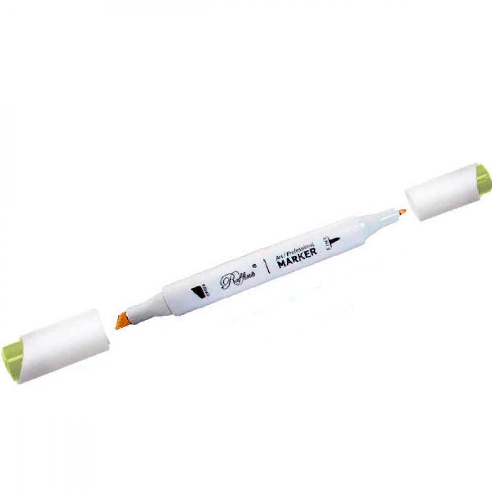 Маркер-скетч Marco 1-7 мм (Raffine) 7800 (G825) двосторонній оливковий