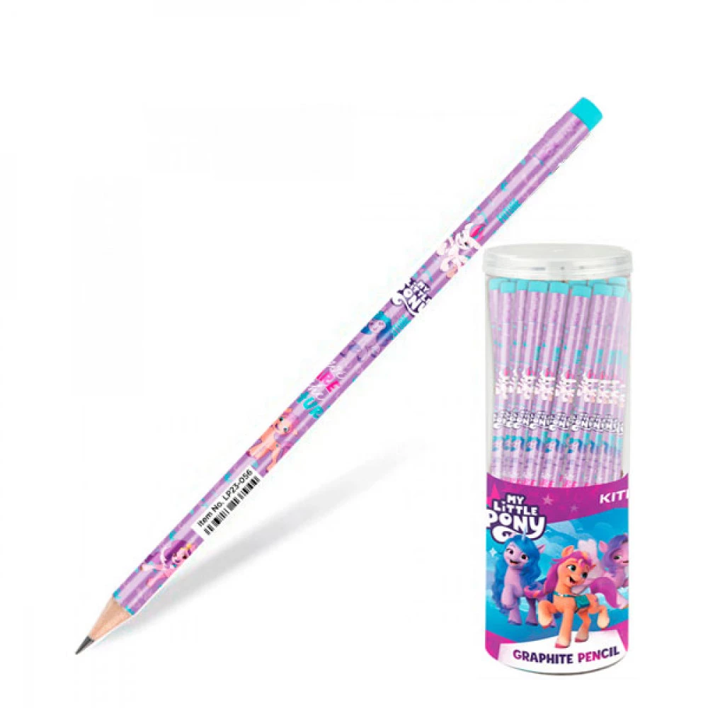 Олівець простий Kite LP23-056 з гумкою