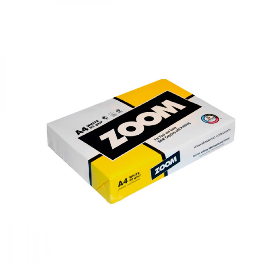 Папір А4 "Zoom" клас З 80 г/м2 (500 л) (Ф2)