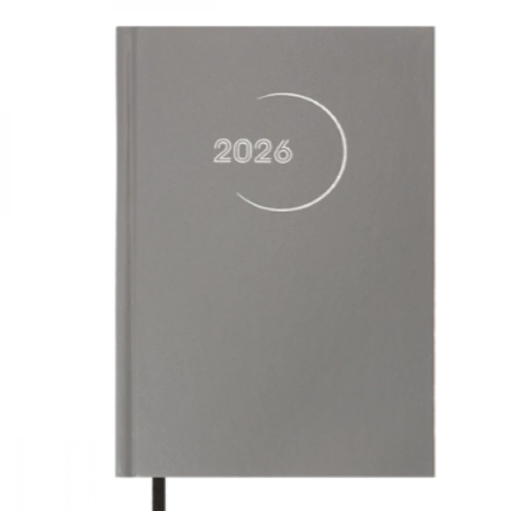 Щоденник BuroMax 2026 А5 MADAM BM21170-09 сірий